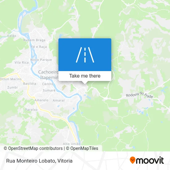 Rua Monteiro Lobato map