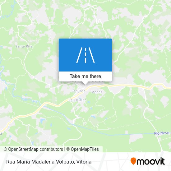 Rua Maria Madalena Volpato map