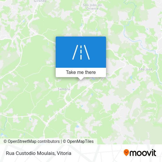 Rua Custodio Moulais map