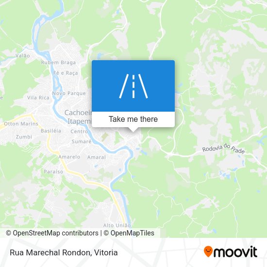 Rua Marechal Rondon map