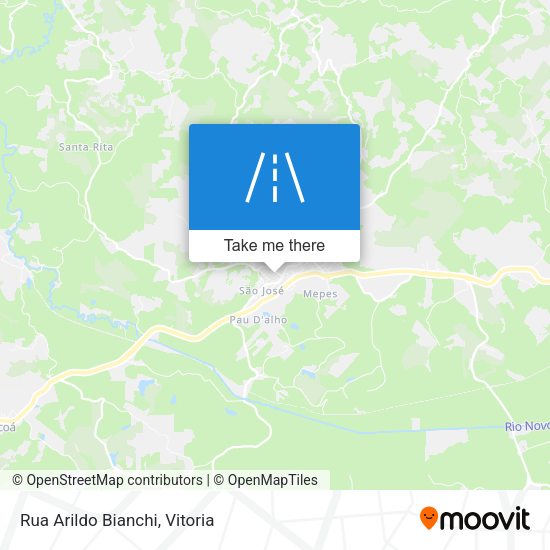 Rua Arildo Bianchi map