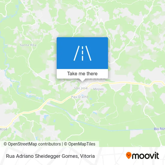 Rua Adriano Sheidegger Gomes map