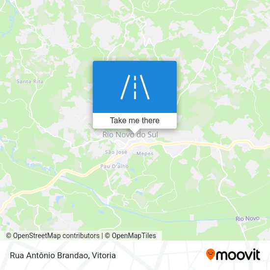 Rua Antônio Brandao map