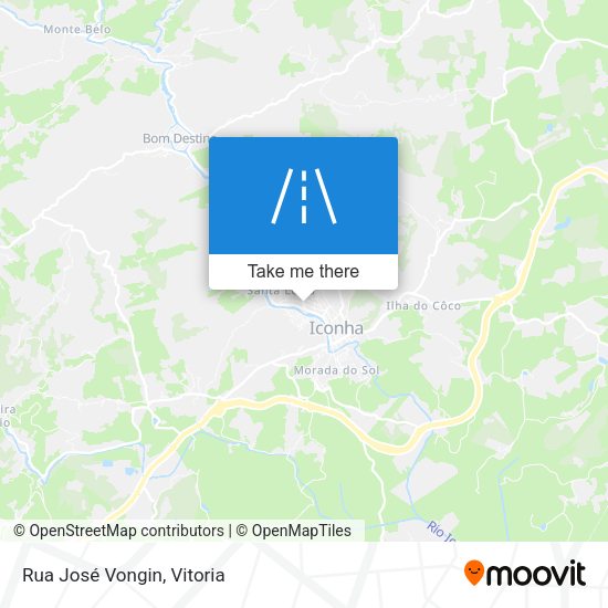 Rua José Vongin map