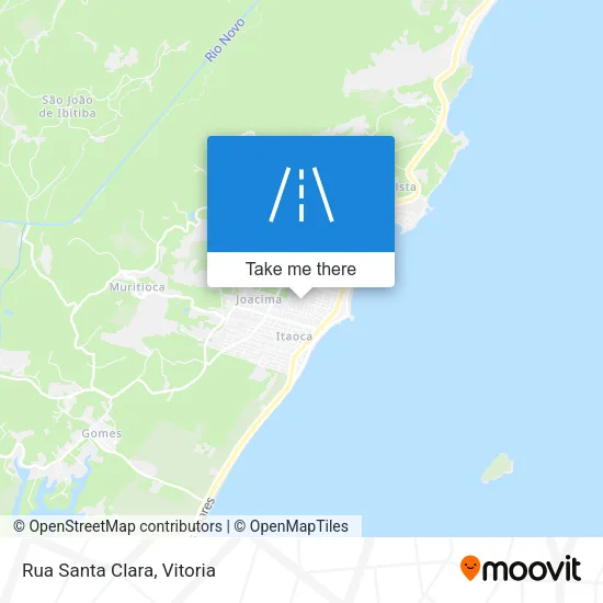 Rua Santa Clara map