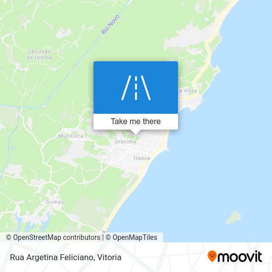Rua Argetina Feliciano map