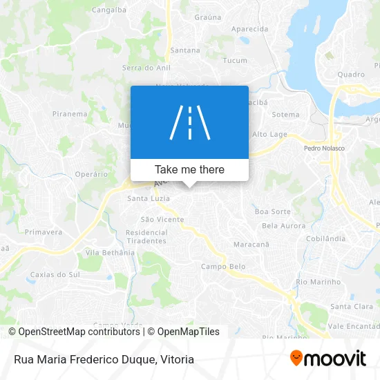 Rua Maria Frederico Duque map