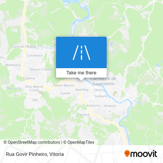 Rua Govir Pinheiro map