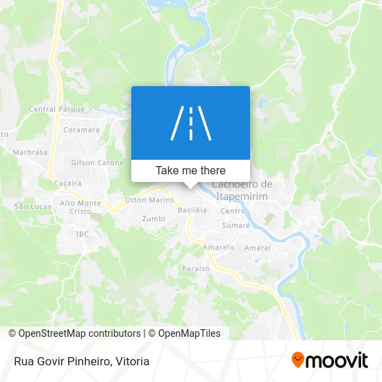 Rua Govir Pinheiro map