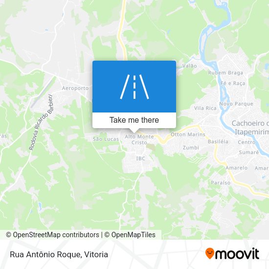 Rua Antônio Roque map
