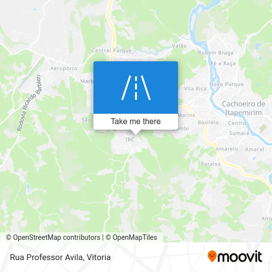 Rua Professor Avila map
