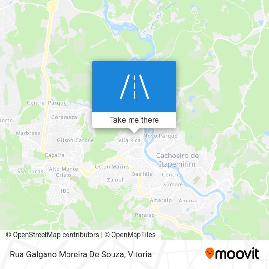 Rua Galgano Moreira De Souza map