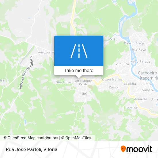 Rua José Parteli map