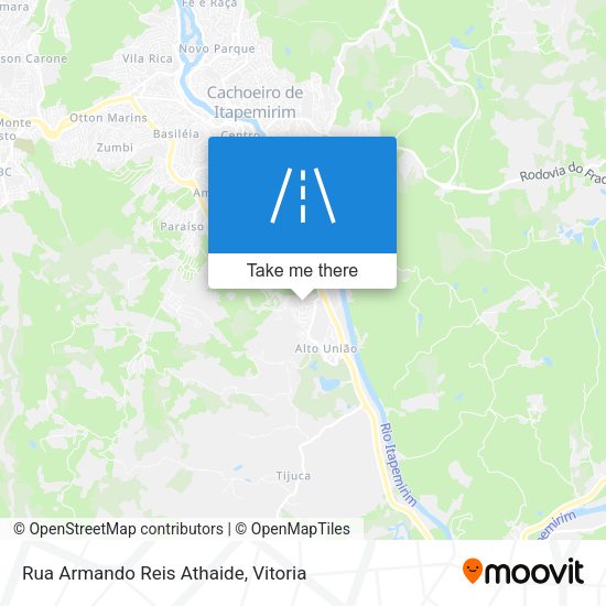 Rua Armando Reis Athaide map