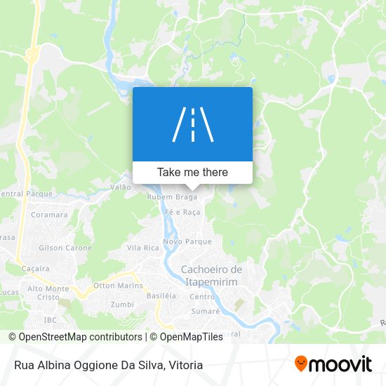 Rua Albina Oggione Da Silva map