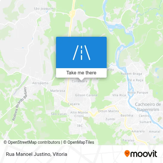 Rua Manoel Justino map