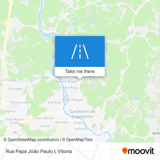 Rua Papa João Paulo I map