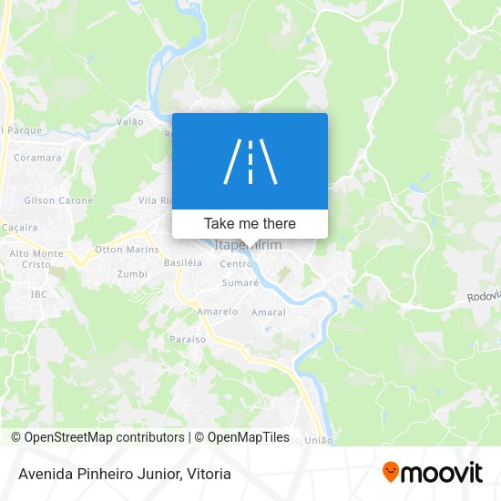 Avenida Pinheiro Junior map