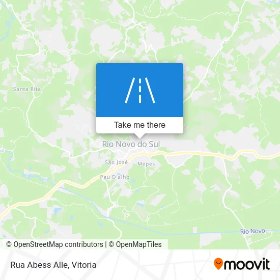 Rua Abess Alle map