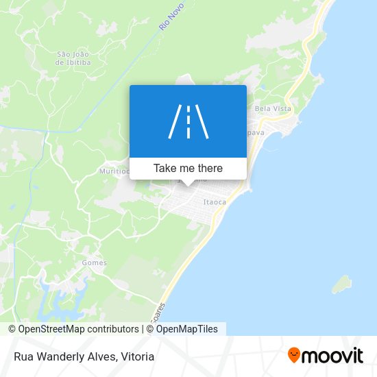 Rua Wanderly Alves map