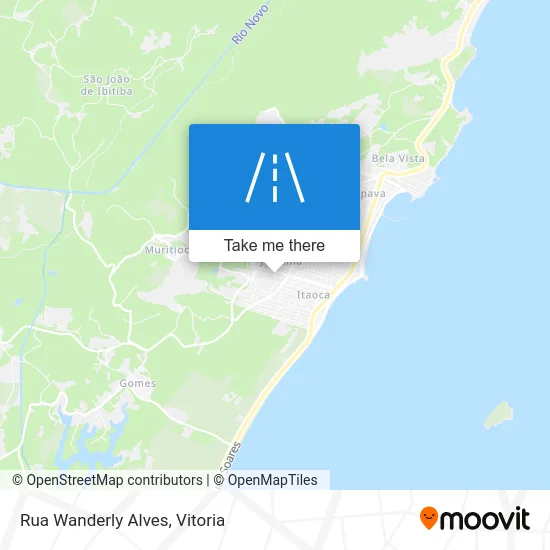 Rua Wanderly Alves map