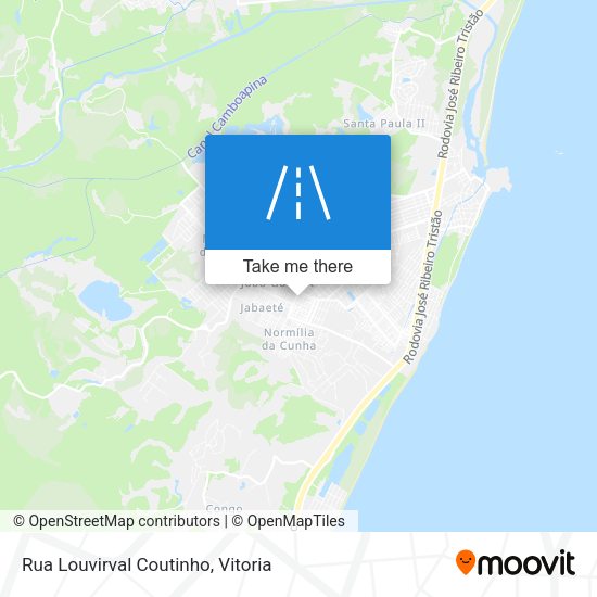 Rua Louvirval Coutinho map