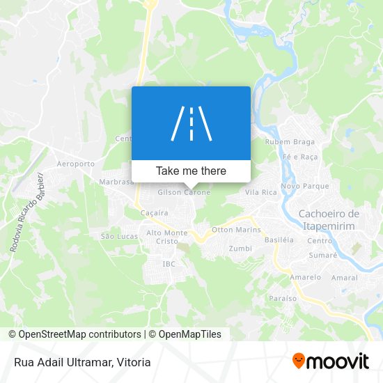 Rua Adail Ultramar map