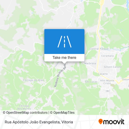Rua Apóstolo João Evangelista map
