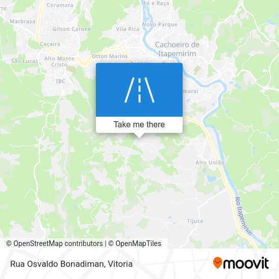 Rua Osvaldo Bonadiman map