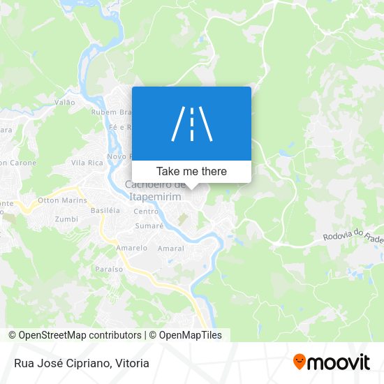 Rua José Cipriano map