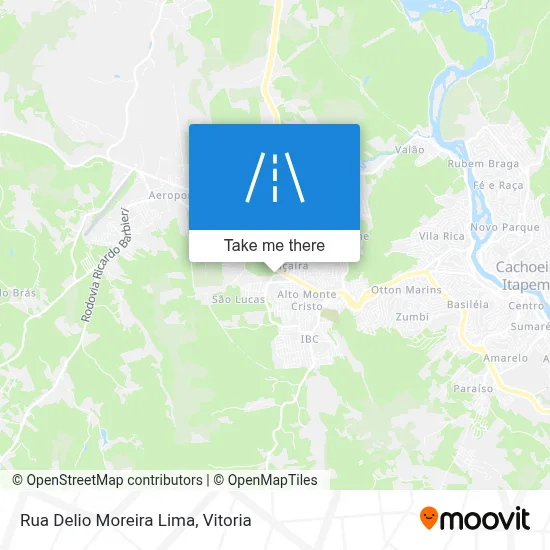 Rua Delio Moreira Lima map