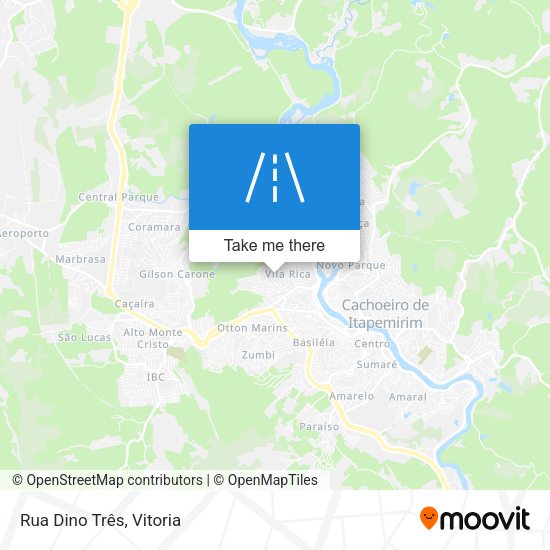 Rua Dino Três map