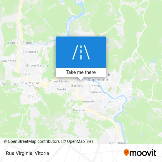 Rua Virginia map