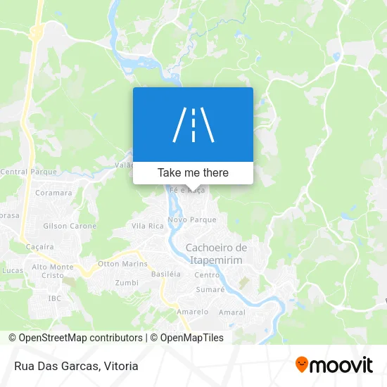 Rua Das Garcas map