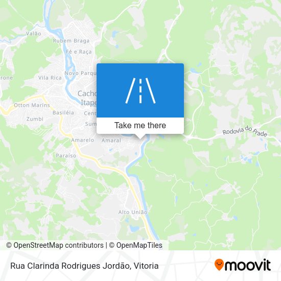 Rua Clarinda Rodrigues Jordão map