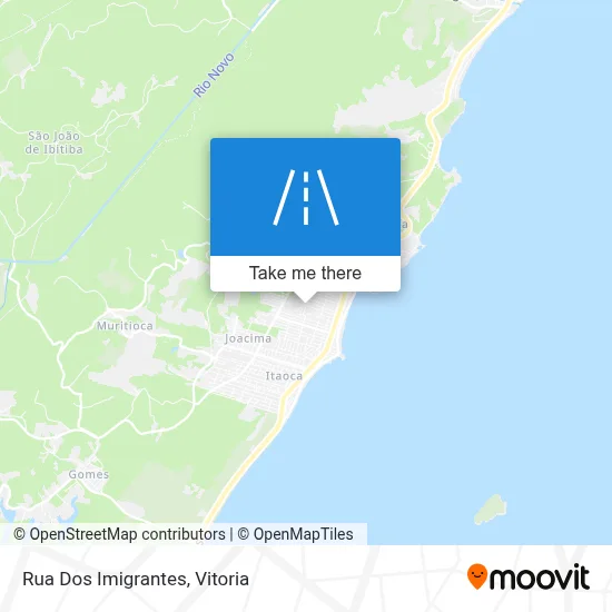 Rua Dos Imigrantes map