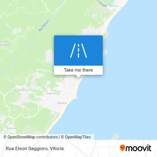 Rua Elson Saggioro map