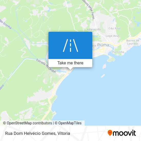 Rua Dom Helvécio Gomes map