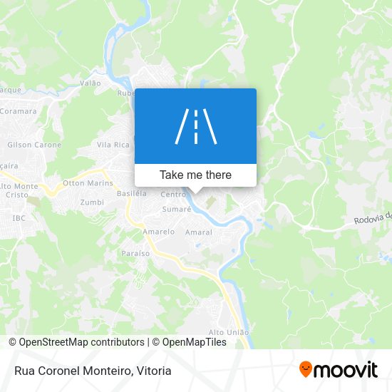 Rua Coronel Monteiro map