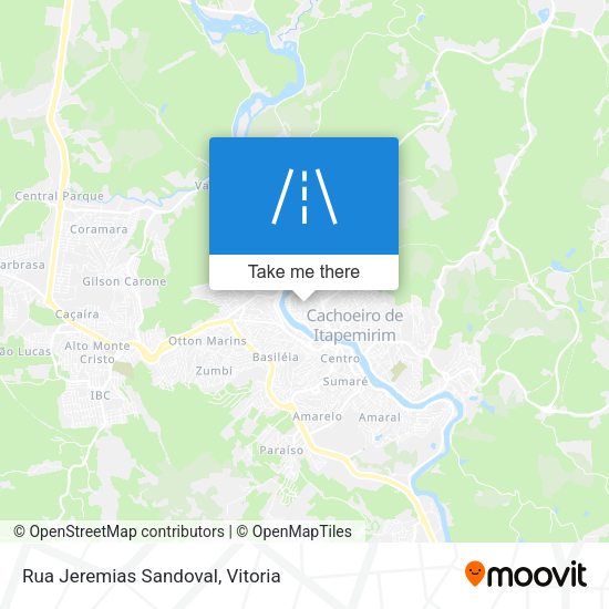 Rua Jeremias Sandoval map