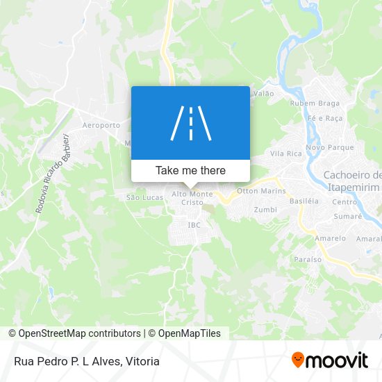 Rua Pedro P. L Alves map