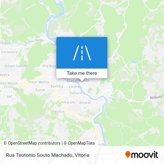 Rua Teotonio Souto Machado map