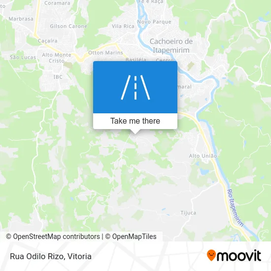 Rua Odilo Rizo map
