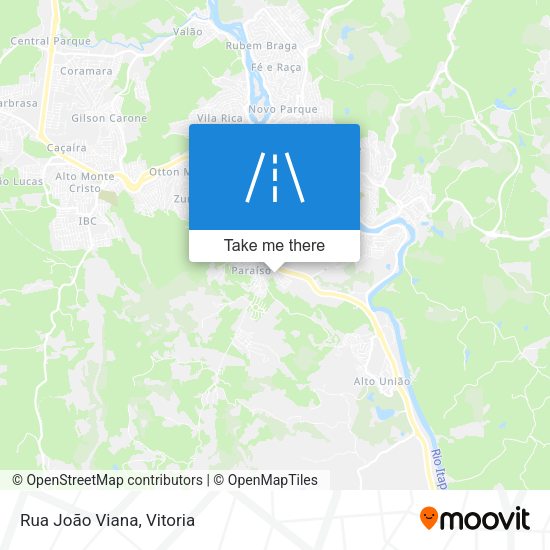 Rua João Viana map