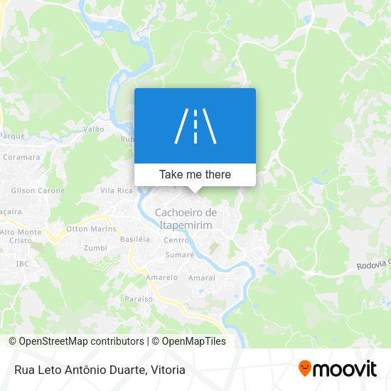 Rua Leto Antônio Duarte map