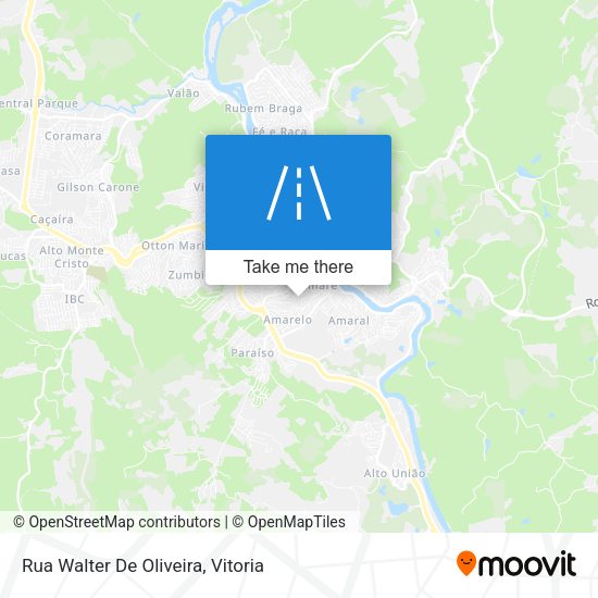 Rua Walter De Oliveira map