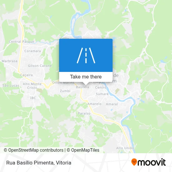 Rua Basílio Pimenta map