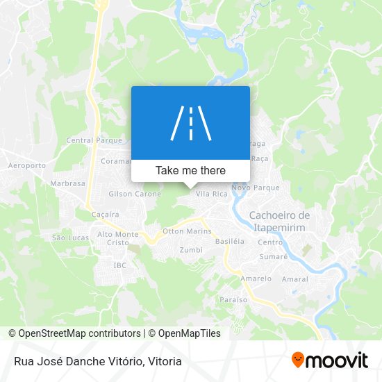Rua José Danche Vitório map