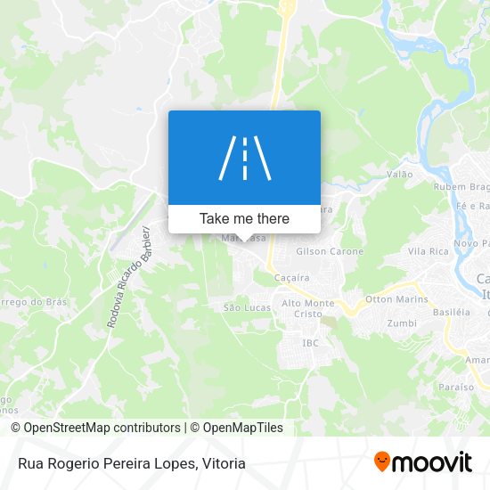 Rua Rogerio Pereira Lopes map