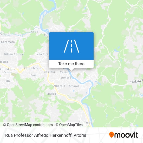 Rua Professor Alfredo Herkenhoff map
